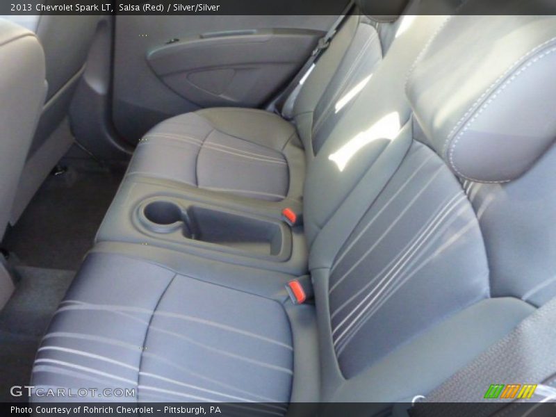 Salsa (Red) / Silver/Silver 2013 Chevrolet Spark LT