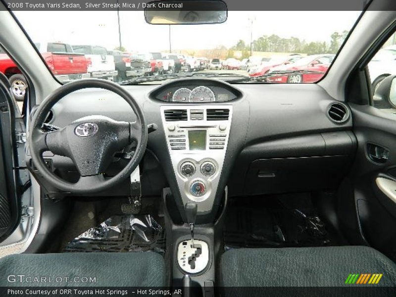 Silver Streak Mica / Dark Charcoal 2008 Toyota Yaris Sedan