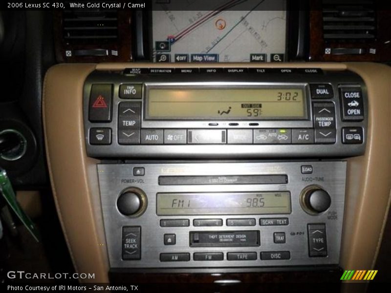 White Gold Crystal / Camel 2006 Lexus SC 430