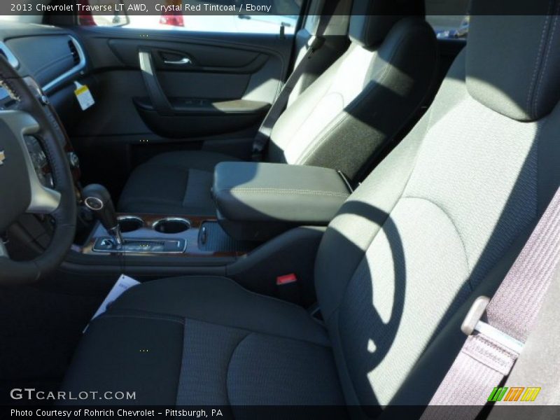 Crystal Red Tintcoat / Ebony 2013 Chevrolet Traverse LT AWD