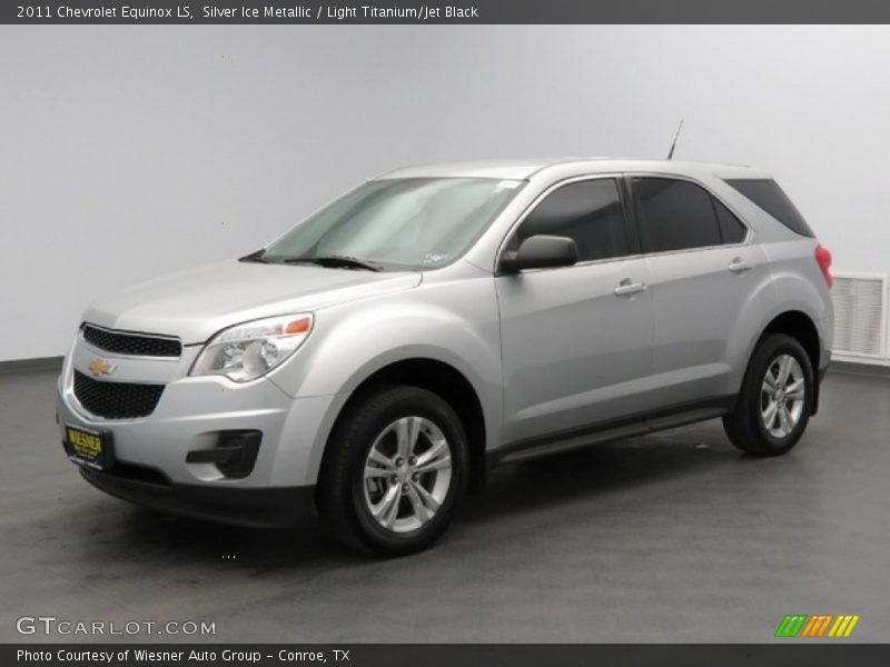 Silver Ice Metallic / Light Titanium/Jet Black 2011 Chevrolet Equinox LS