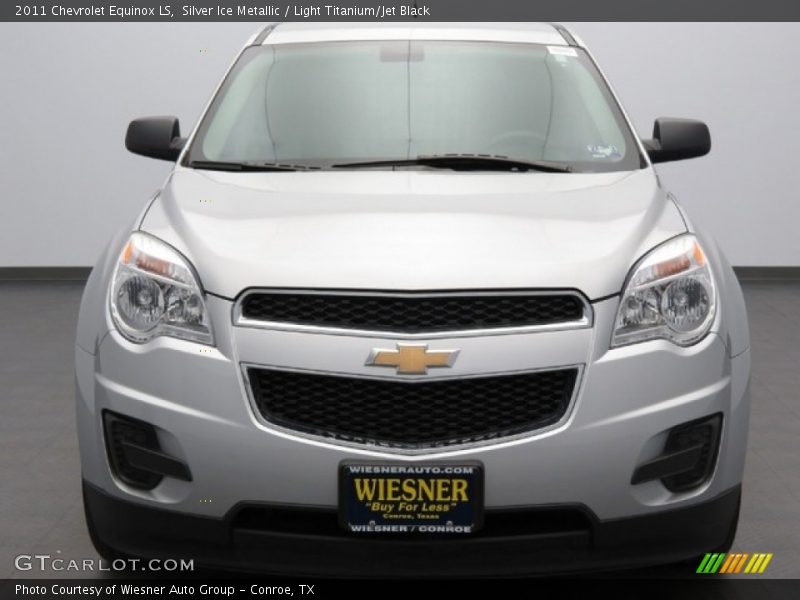 Silver Ice Metallic / Light Titanium/Jet Black 2011 Chevrolet Equinox LS
