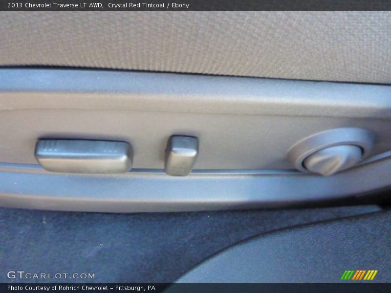 Crystal Red Tintcoat / Ebony 2013 Chevrolet Traverse LT AWD