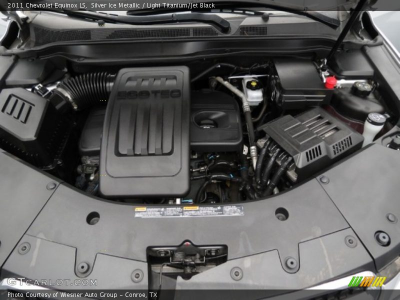 Silver Ice Metallic / Light Titanium/Jet Black 2011 Chevrolet Equinox LS