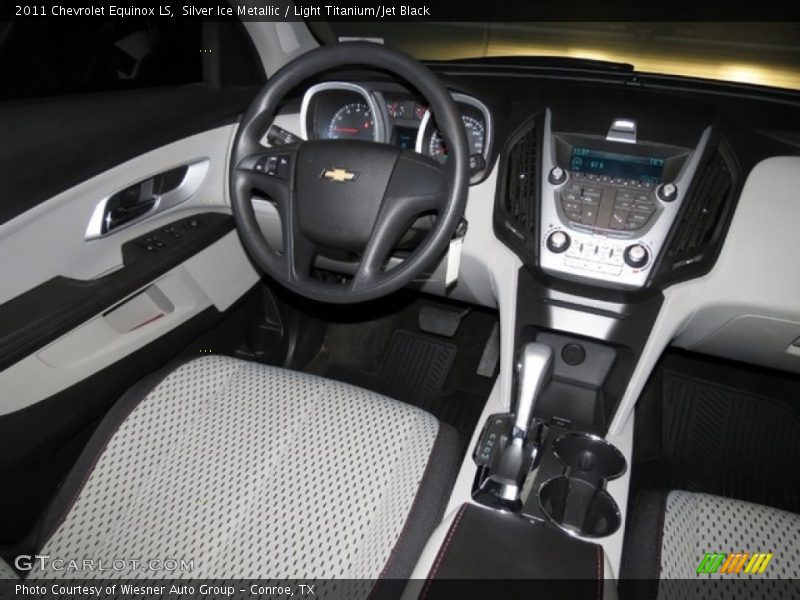 Silver Ice Metallic / Light Titanium/Jet Black 2011 Chevrolet Equinox LS