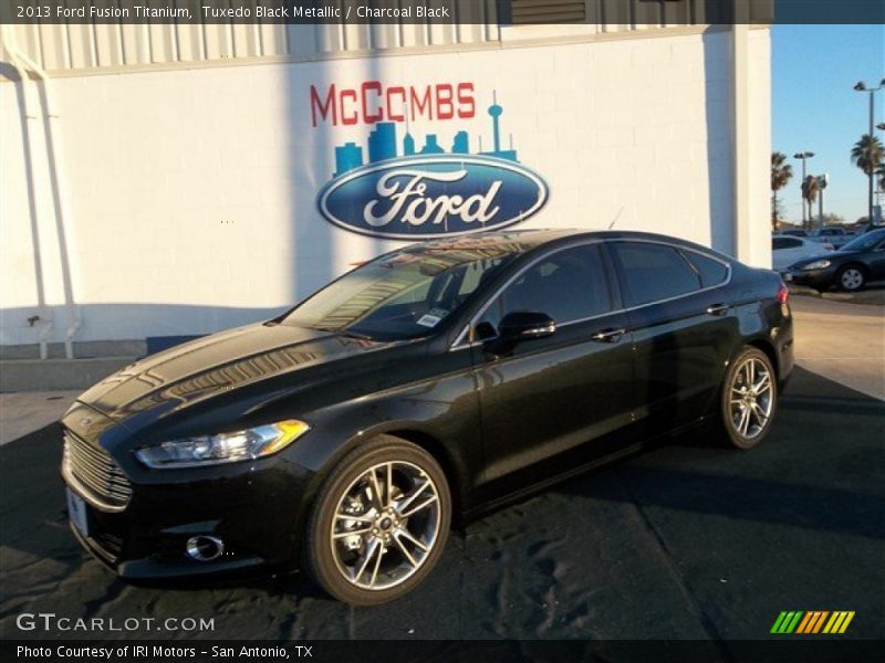 Tuxedo Black Metallic / Charcoal Black 2013 Ford Fusion Titanium