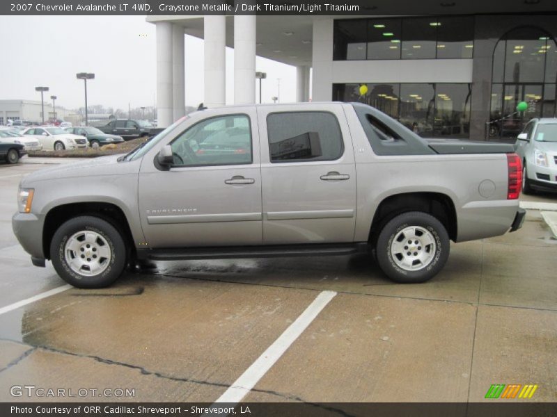 Graystone Metallic / Dark Titanium/Light Titanium 2007 Chevrolet Avalanche LT 4WD