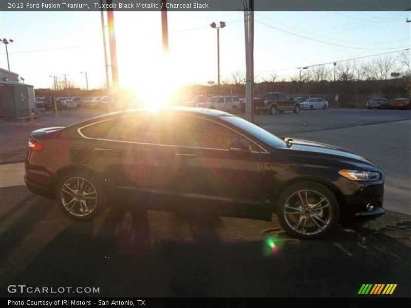 Tuxedo Black Metallic / Charcoal Black 2013 Ford Fusion Titanium