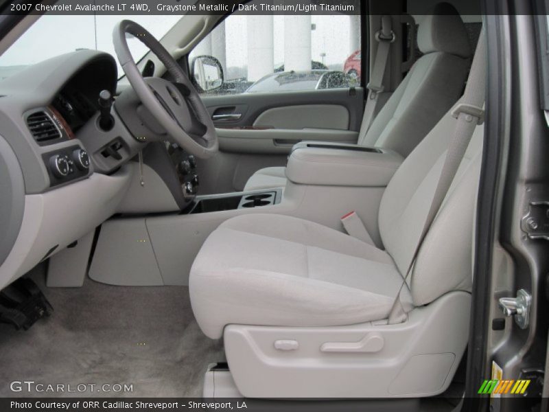 Graystone Metallic / Dark Titanium/Light Titanium 2007 Chevrolet Avalanche LT 4WD