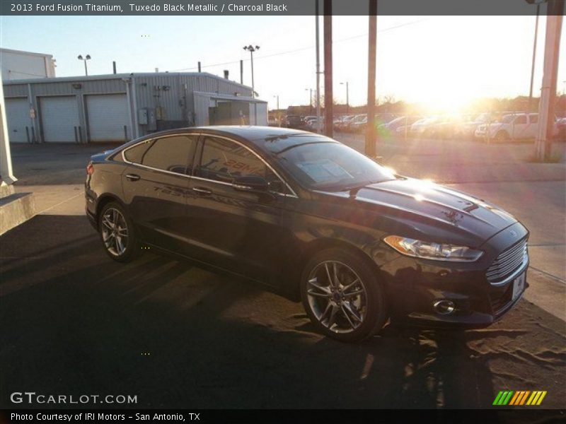 Tuxedo Black Metallic / Charcoal Black 2013 Ford Fusion Titanium