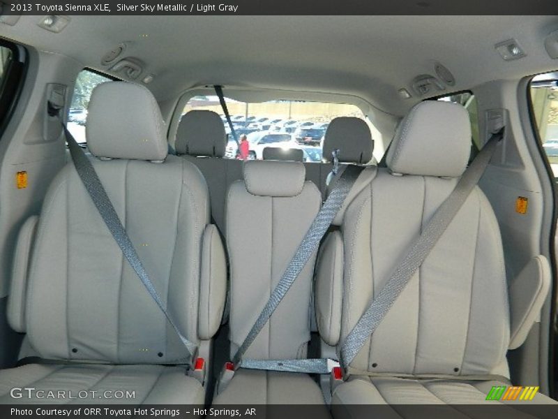 Silver Sky Metallic / Light Gray 2013 Toyota Sienna XLE