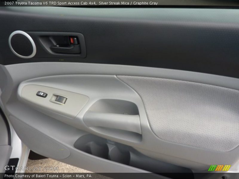 Silver Streak Mica / Graphite Gray 2007 Toyota Tacoma V6 TRD Sport Access Cab 4x4