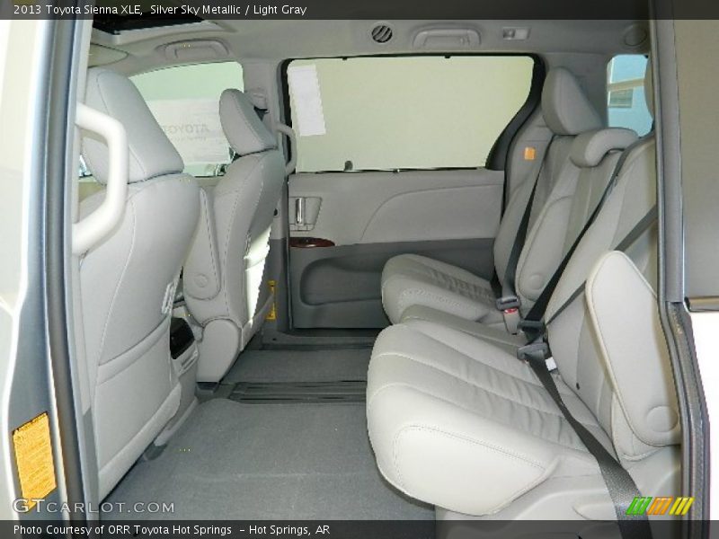Silver Sky Metallic / Light Gray 2013 Toyota Sienna XLE