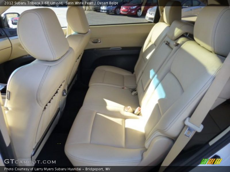 Satin White Pearl / Desert Beige 2012 Subaru Tribeca 3.6R Limited
