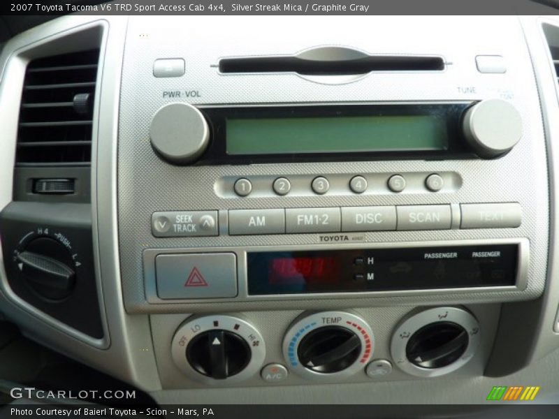 Silver Streak Mica / Graphite Gray 2007 Toyota Tacoma V6 TRD Sport Access Cab 4x4