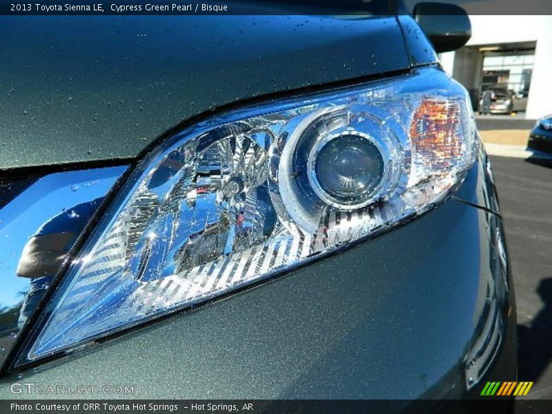 Cypress Green Pearl / Bisque 2013 Toyota Sienna LE