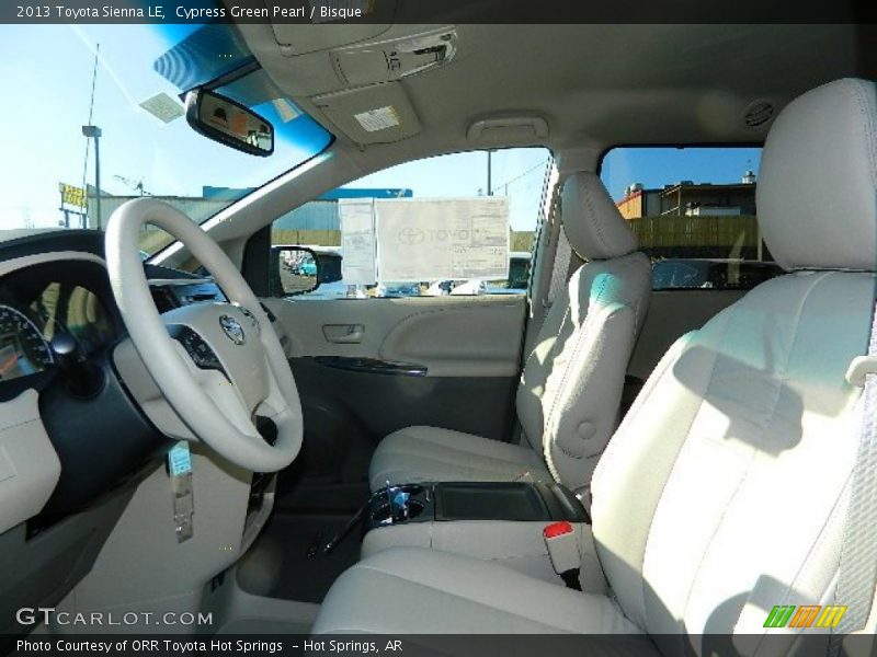 Cypress Green Pearl / Bisque 2013 Toyota Sienna LE