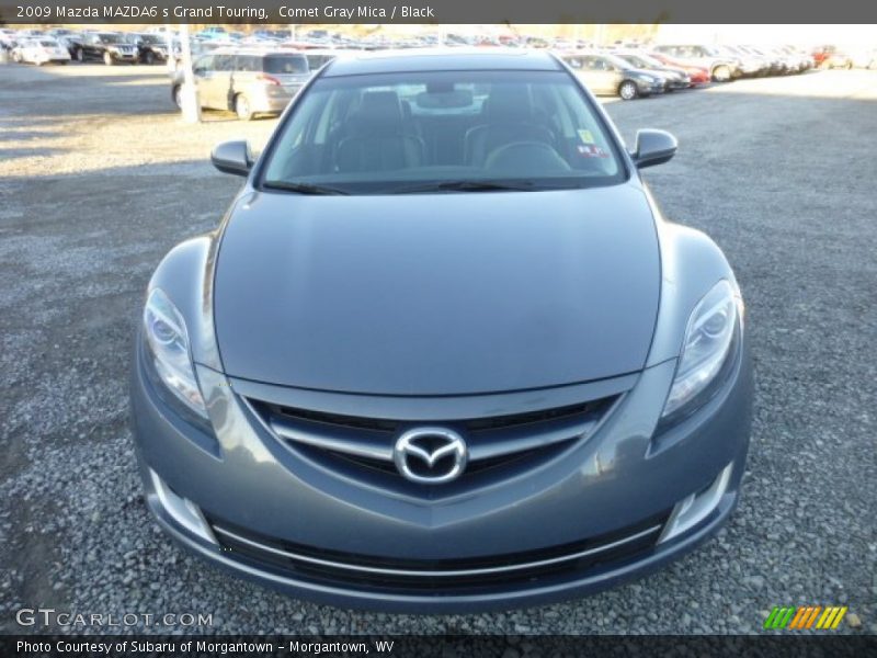 Comet Gray Mica / Black 2009 Mazda MAZDA6 s Grand Touring