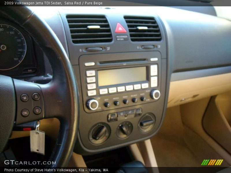 Salsa Red / Pure Beige 2009 Volkswagen Jetta TDI Sedan