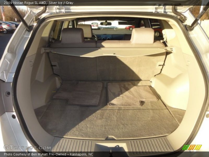 Silver Ice / Gray 2009 Nissan Rogue SL AWD