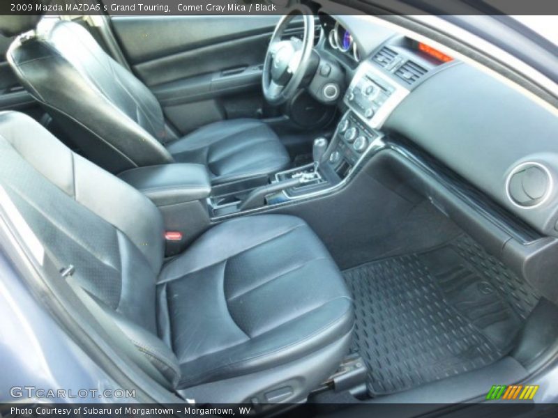 Comet Gray Mica / Black 2009 Mazda MAZDA6 s Grand Touring