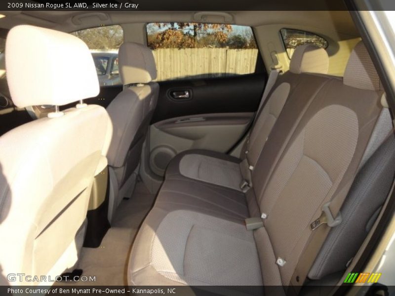 Silver Ice / Gray 2009 Nissan Rogue SL AWD