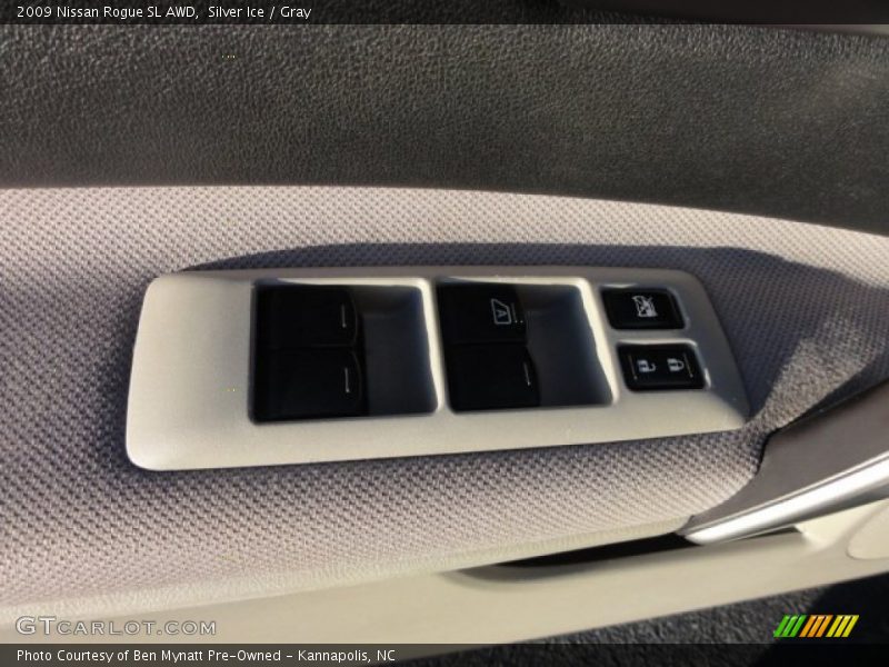 Silver Ice / Gray 2009 Nissan Rogue SL AWD
