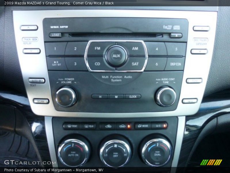 Comet Gray Mica / Black 2009 Mazda MAZDA6 s Grand Touring