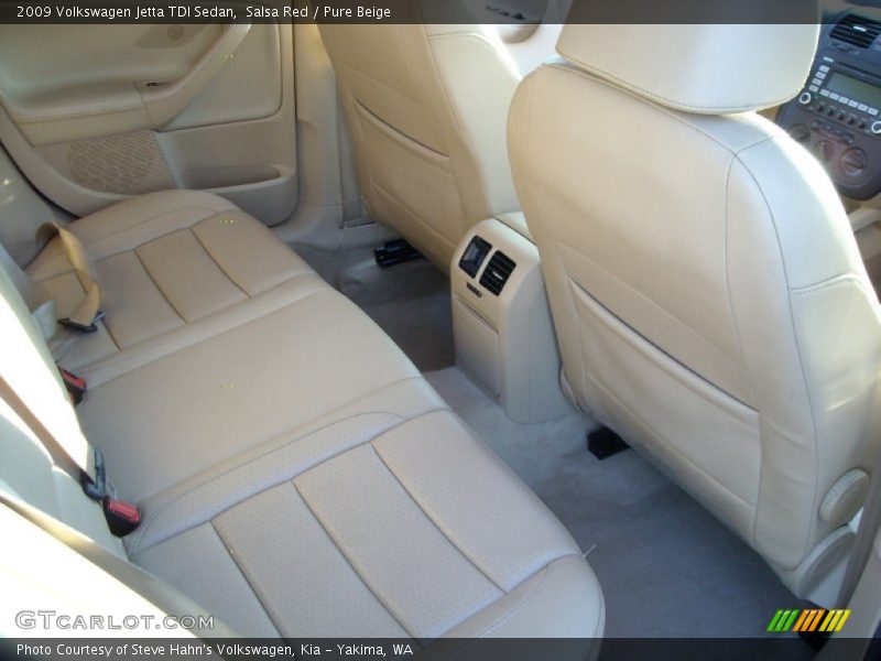 Salsa Red / Pure Beige 2009 Volkswagen Jetta TDI Sedan