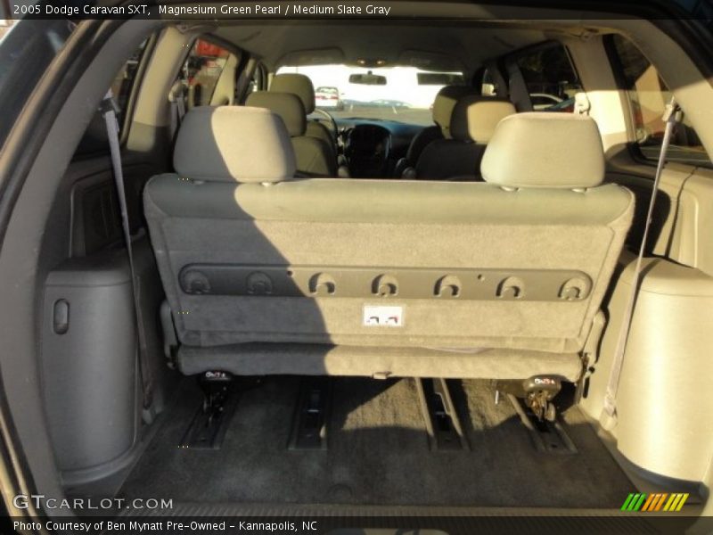 Magnesium Green Pearl / Medium Slate Gray 2005 Dodge Caravan SXT