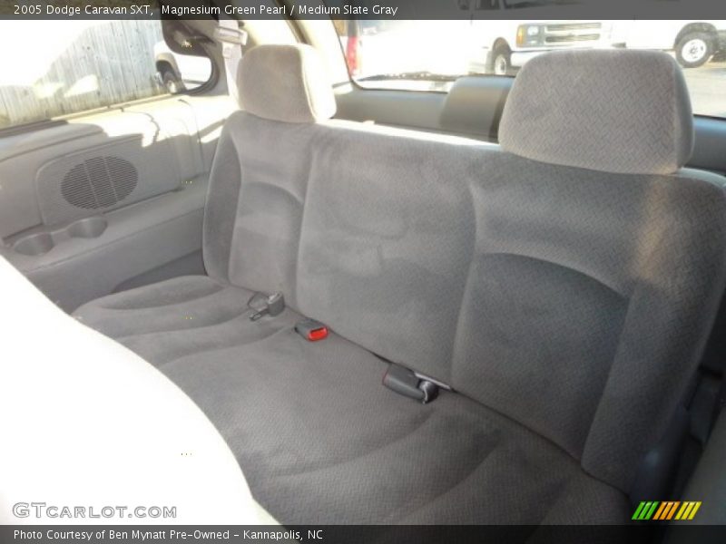 Magnesium Green Pearl / Medium Slate Gray 2005 Dodge Caravan SXT