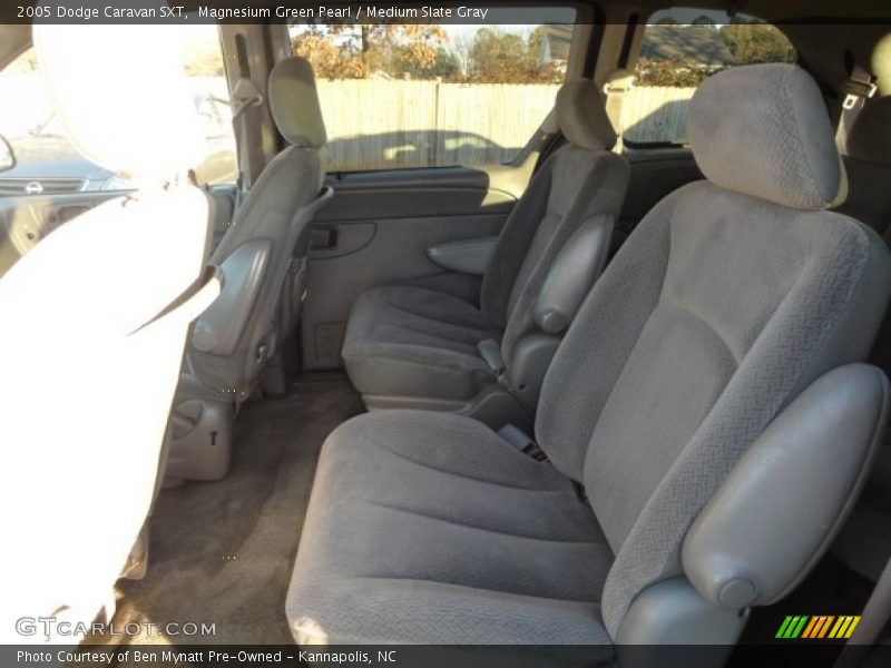 Magnesium Green Pearl / Medium Slate Gray 2005 Dodge Caravan SXT