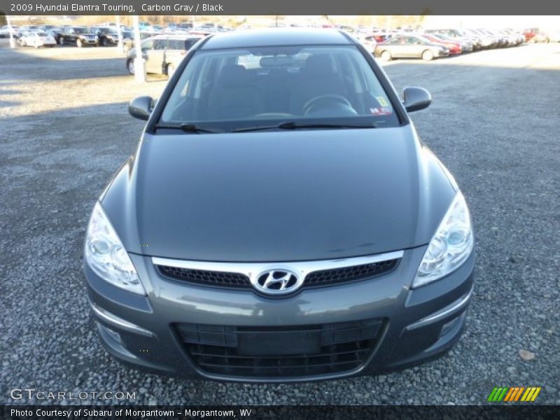 Carbon Gray / Black 2009 Hyundai Elantra Touring