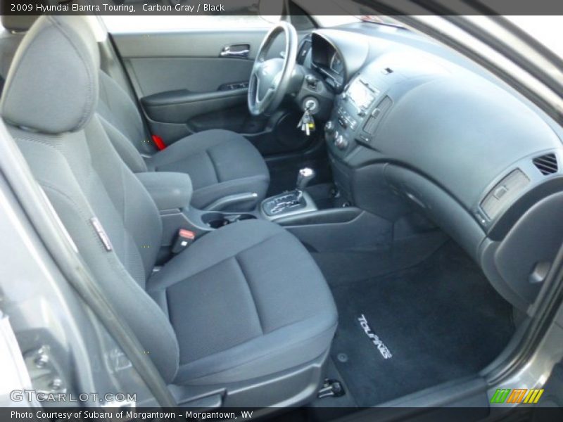 Carbon Gray / Black 2009 Hyundai Elantra Touring