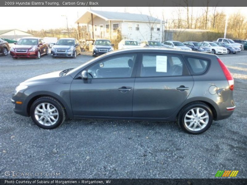 Carbon Gray / Black 2009 Hyundai Elantra Touring