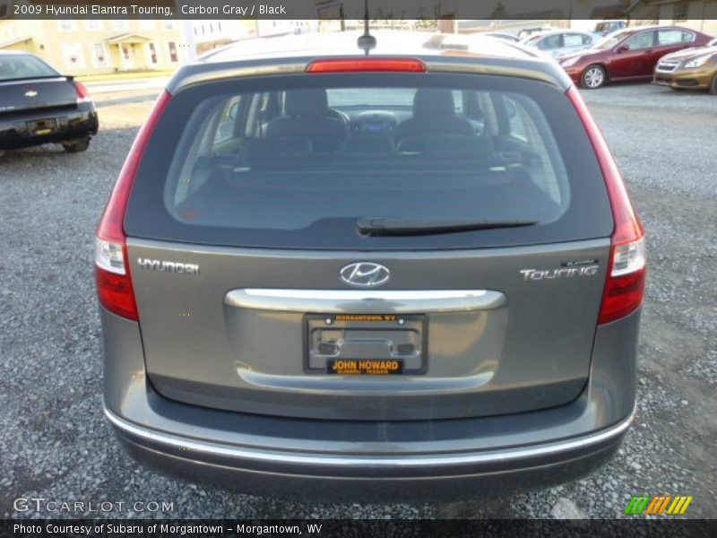 Carbon Gray / Black 2009 Hyundai Elantra Touring