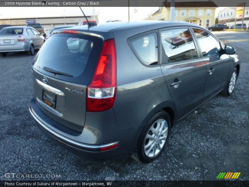 Carbon Gray / Black 2009 Hyundai Elantra Touring