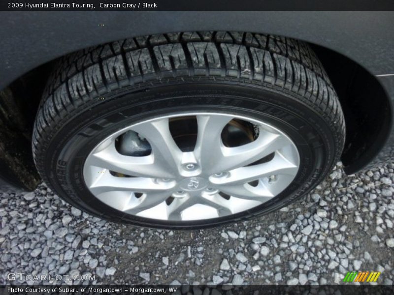 Carbon Gray / Black 2009 Hyundai Elantra Touring