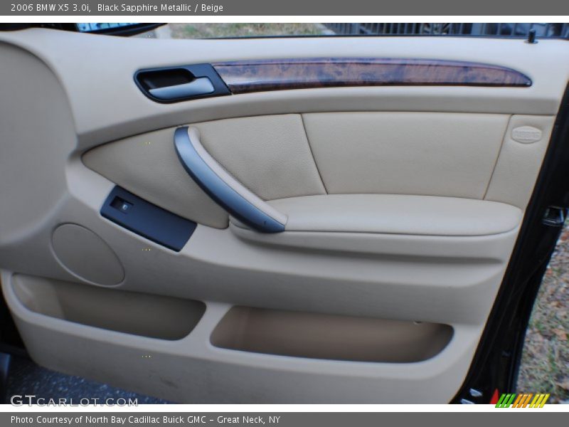 Black Sapphire Metallic / Beige 2006 BMW X5 3.0i
