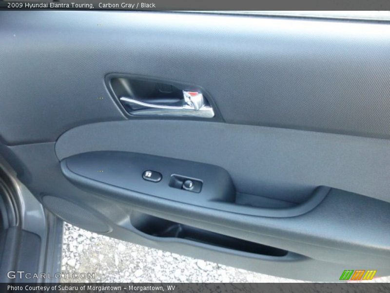 Carbon Gray / Black 2009 Hyundai Elantra Touring