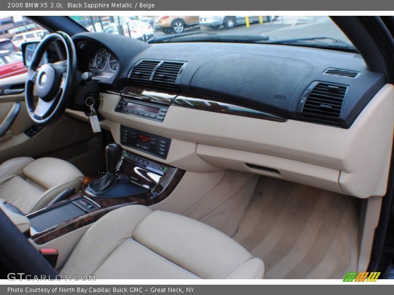 Black Sapphire Metallic / Beige 2006 BMW X5 3.0i