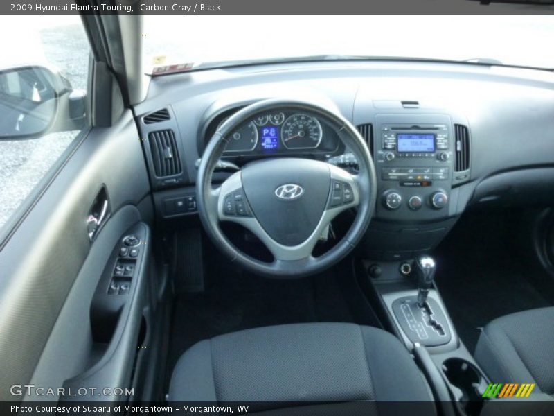 Carbon Gray / Black 2009 Hyundai Elantra Touring