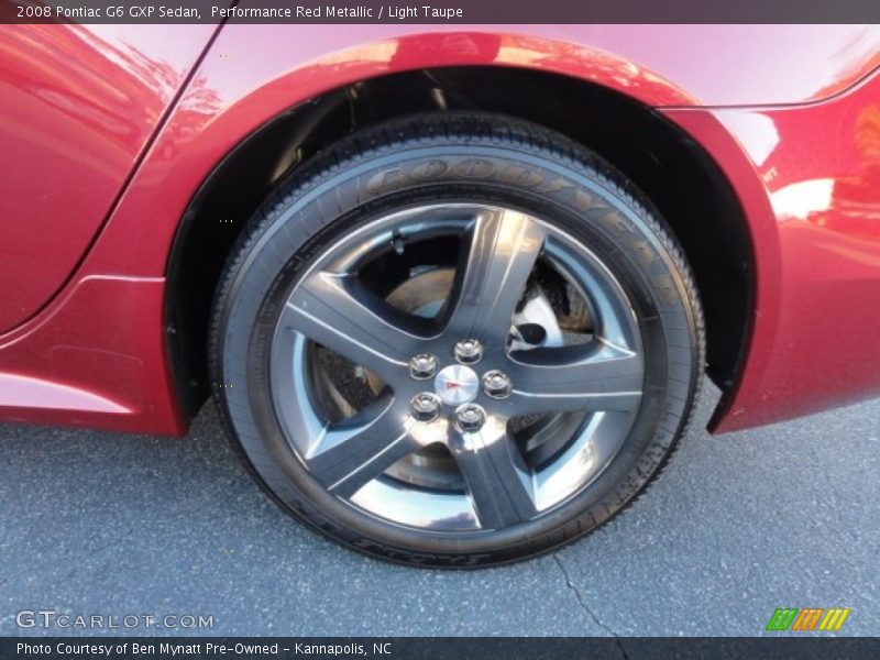 Performance Red Metallic / Light Taupe 2008 Pontiac G6 GXP Sedan