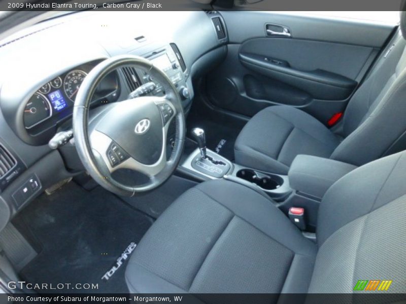 Carbon Gray / Black 2009 Hyundai Elantra Touring