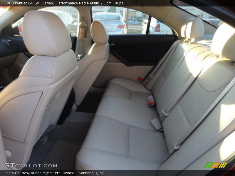 Performance Red Metallic / Light Taupe 2008 Pontiac G6 GXP Sedan