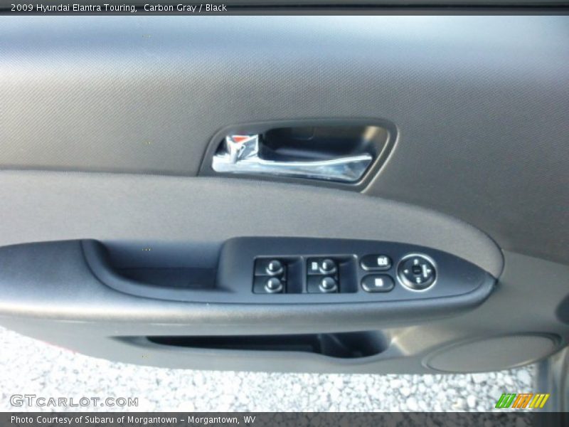 Carbon Gray / Black 2009 Hyundai Elantra Touring