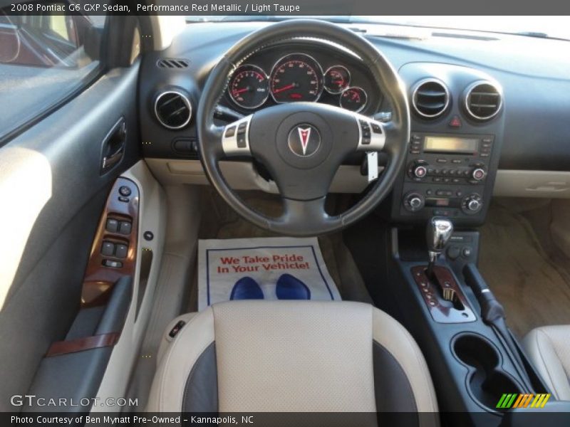 Performance Red Metallic / Light Taupe 2008 Pontiac G6 GXP Sedan