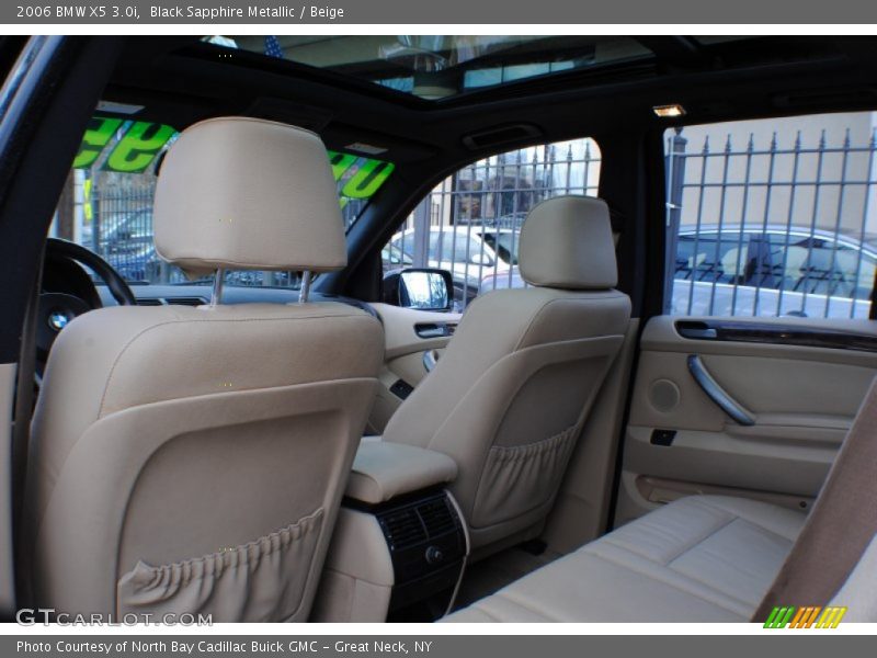 Black Sapphire Metallic / Beige 2006 BMW X5 3.0i