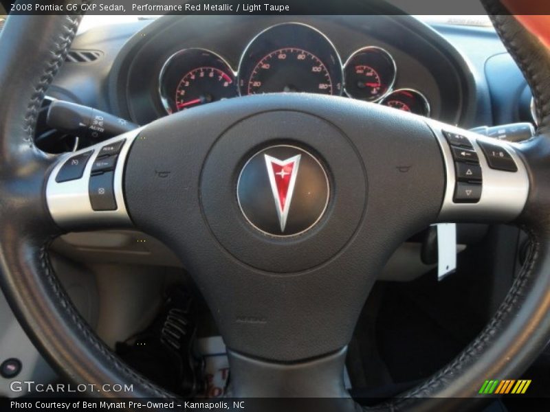 Performance Red Metallic / Light Taupe 2008 Pontiac G6 GXP Sedan