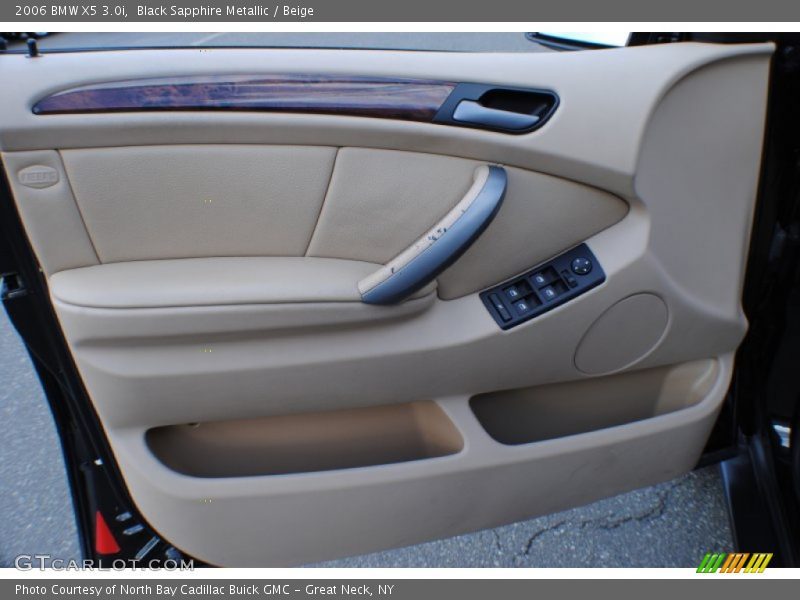 Black Sapphire Metallic / Beige 2006 BMW X5 3.0i